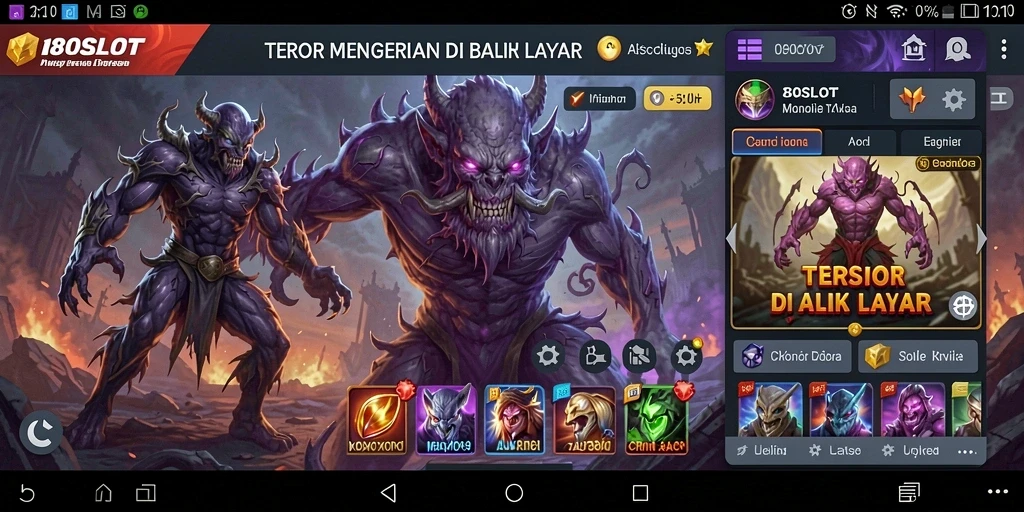 Gameplay menakutkan di 180SLOT dengan efek mencekam.