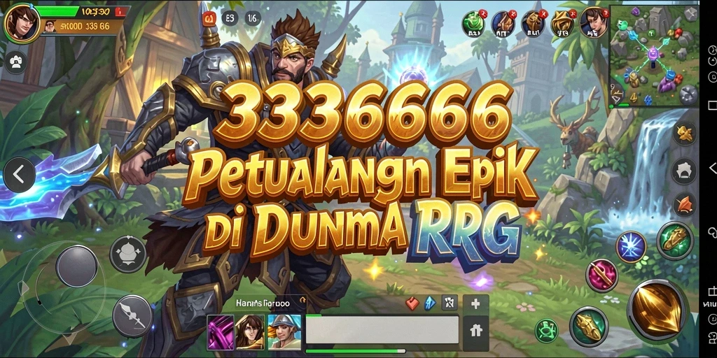 Tangkapan layar dari gameplay seru di 333666 dengan karakter dan lingkungan RPG.