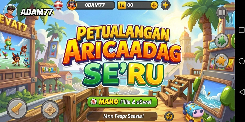 Gameplay seru dari ADAM77 dengan berbagai tantangan menarik.