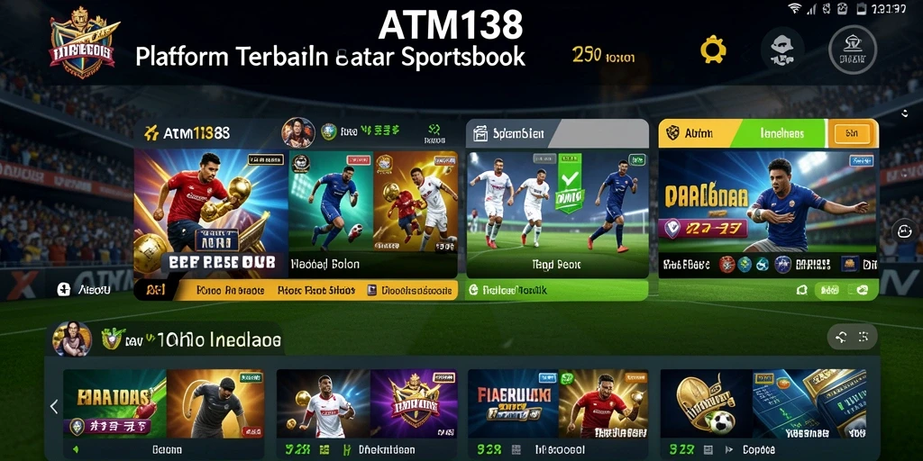 Tampilan gameplay menarik dari aplikasi sportsbook ATM138.