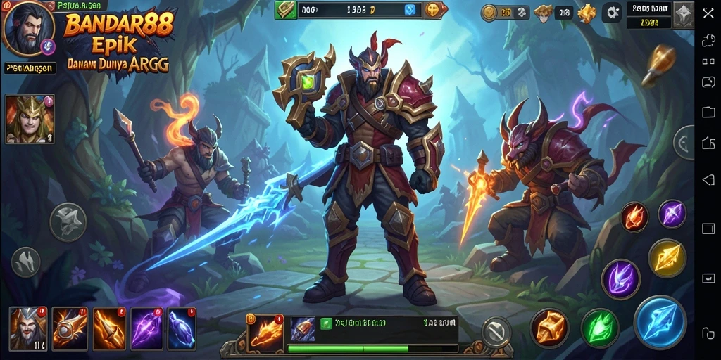 Gameplay mendebarkan di dunia fantasi BANDAR88.