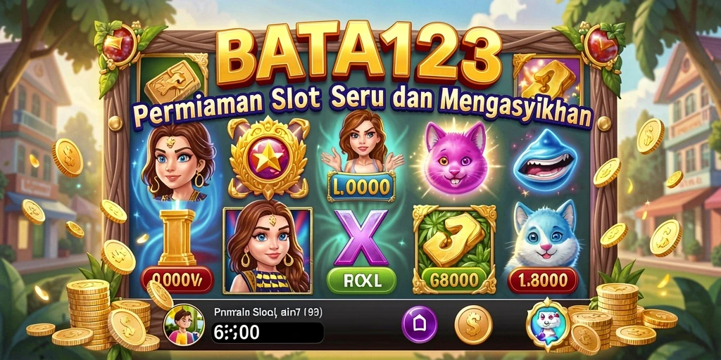Tangkapan layar gameplay Slot yang menampilkan fitur menarik dan antarmuka pengguna.