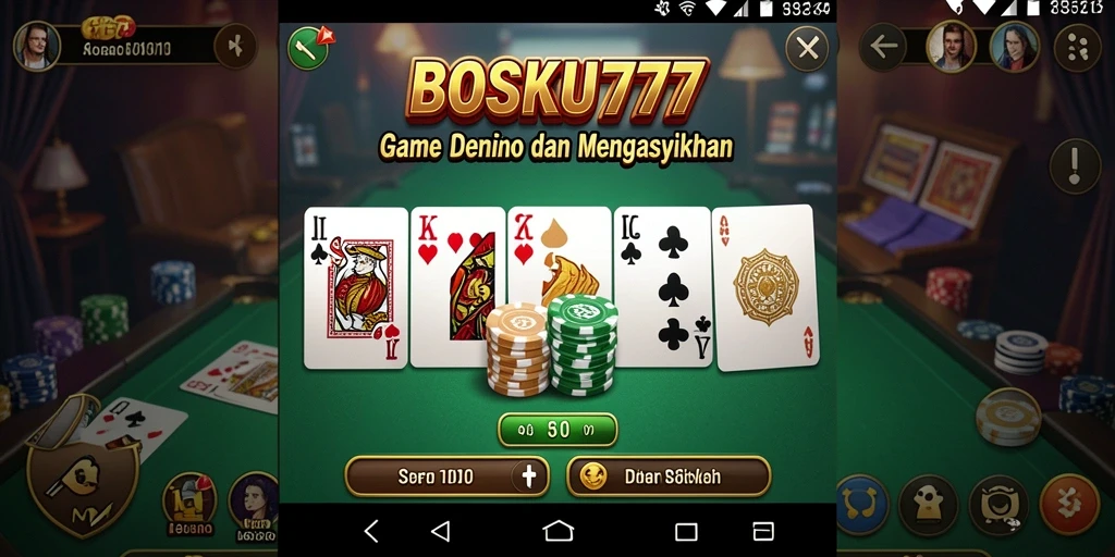 Tampilan menarik dari gameplay BOSKU777 dengan serunya permainan Domino.