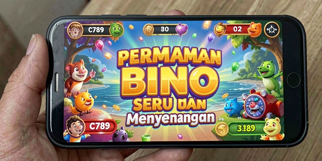 Tampilan utama C789 dengan pengalaman bermain Bingo yang seru.
