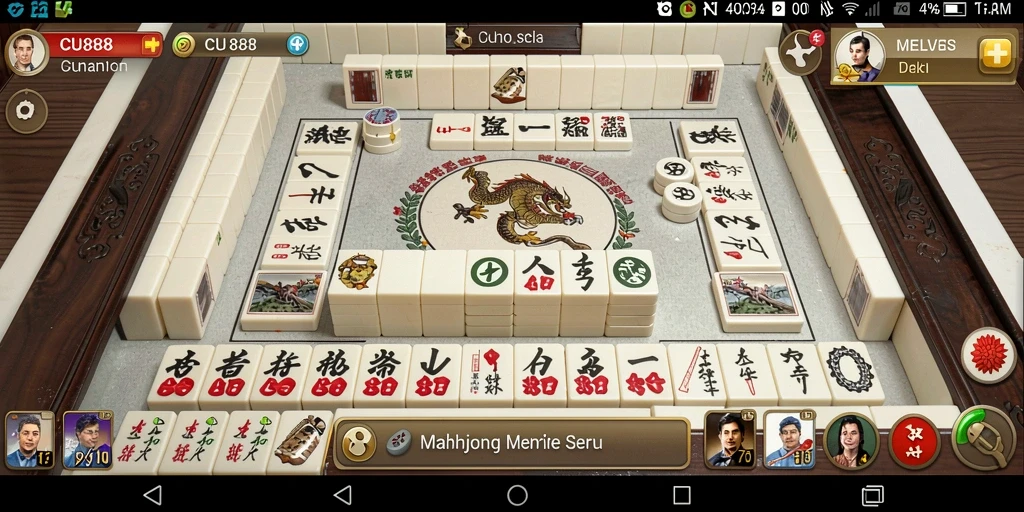 Gameplay seru dan menantang di CU888, permainan Mahjong terbaik.