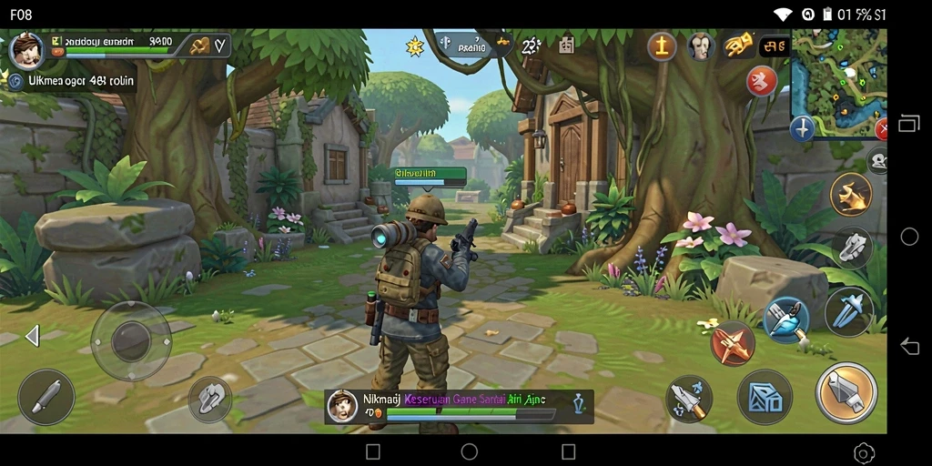 Screenshot F08 menunjukkan gameplay seru dan interaktif dalam game Casual.