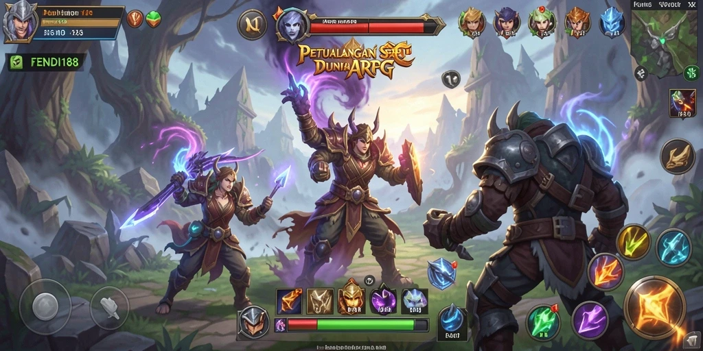 Tampilan menarik dalam gameplay ARPG FENDI188 yang mengasyikkan.