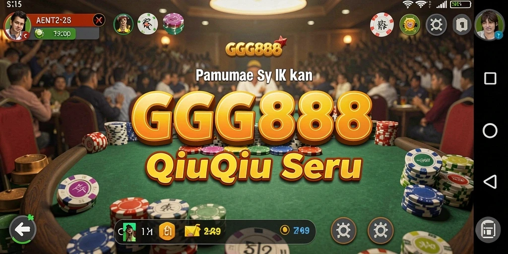 Screenshot gameplay QiuQiu GGG888 yang menarik dan seru.