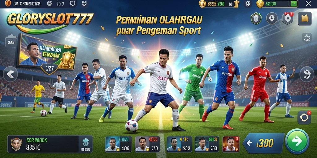 Tampilan gameplay menegangkan dari GLORYSLOT777 saat bertanding.