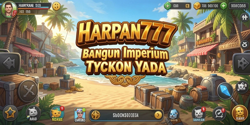 Tampilan menarik dari gameplay Tycoon HARAPAN777.