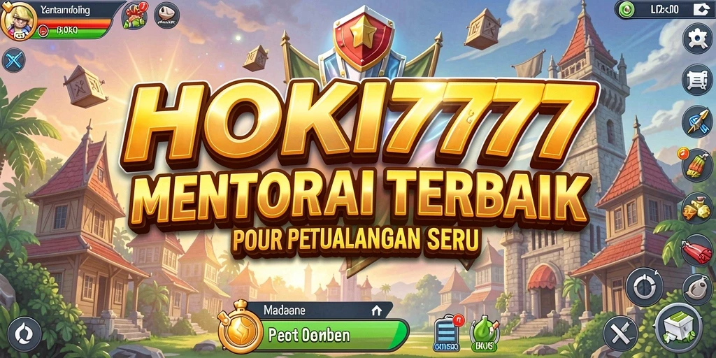 Screenshot gameplay HOKI777 yang menampilkan aksi menara pertahanan.