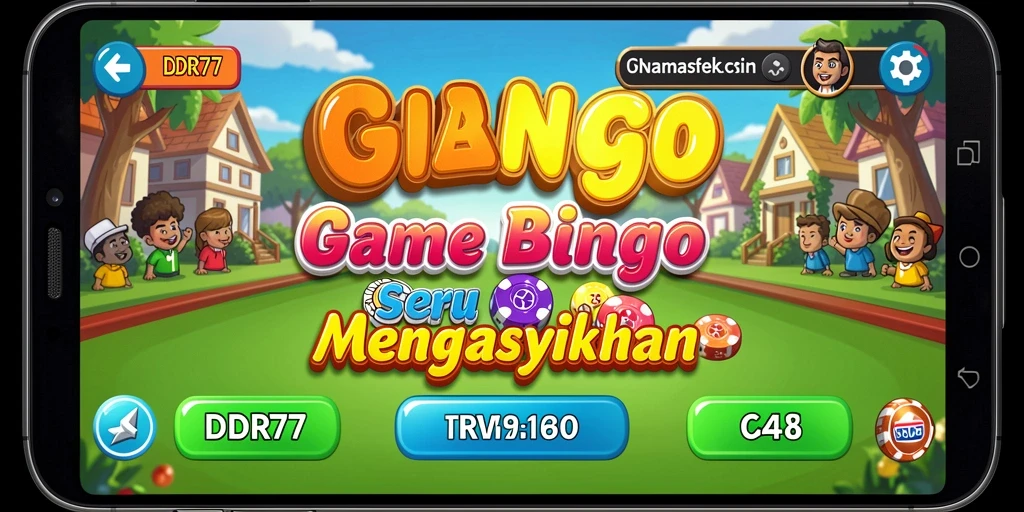 Screenshot gameplay IDR77 menampilkan keseruan bermain Bingo.