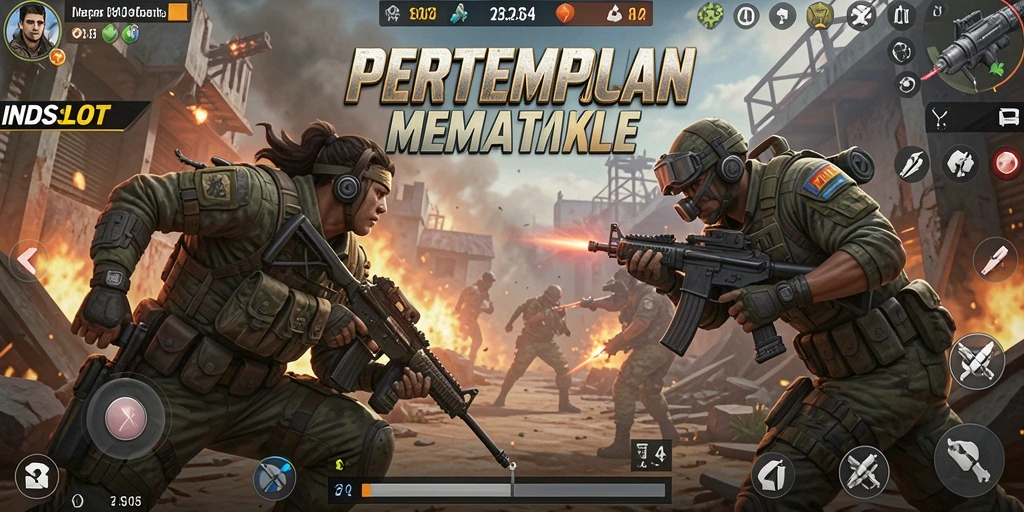 Tampilan seru gameplay di <strong>INDSLOT</strong> saat pertempuran epik berlangsung.