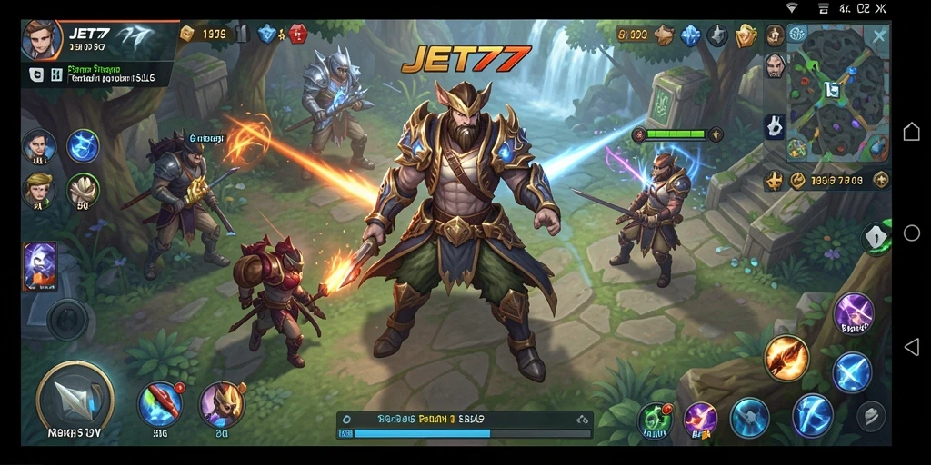 Tampilan seru dan strategis gameplay JET77 yang menakjubkan.
