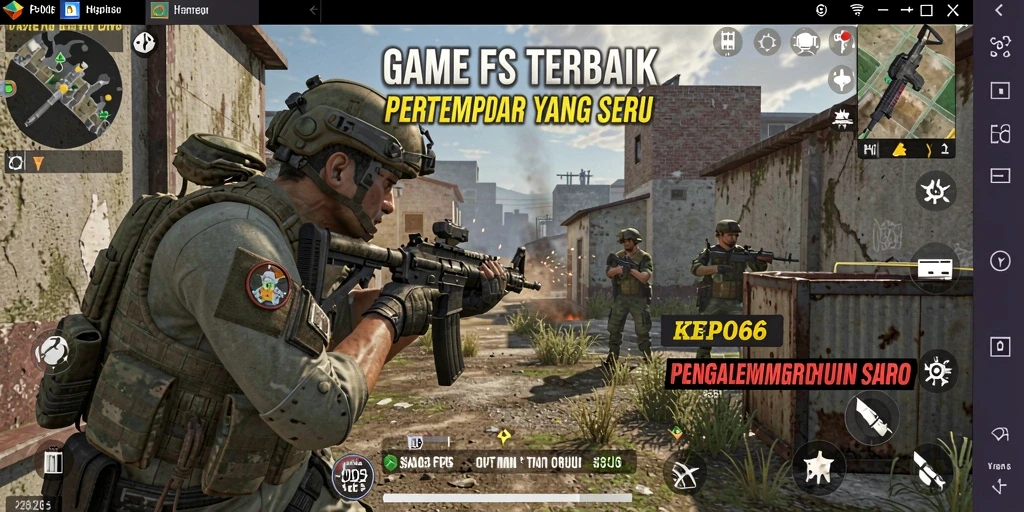 Gameplay seru dan intens dalam KEPO66 dengan aksi tembak-menembak yang menegangkan.