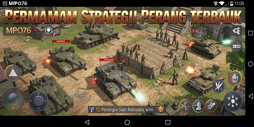 Tampilan gameplay MPO76 yang menegangkan dan strategis.