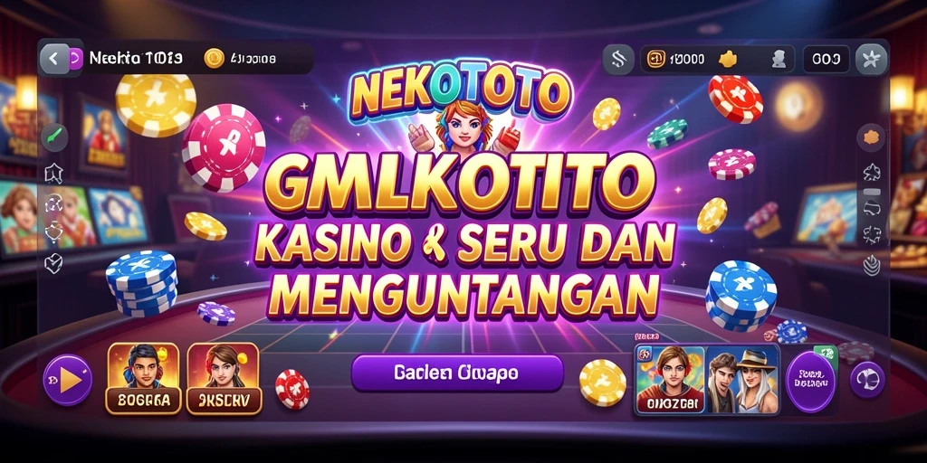 Tampilan gameplay Kasino yang menarik di NEKOTOTO.