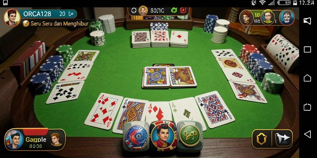 Tampilan gameplay seru ORCA128 dengan teman-teman.