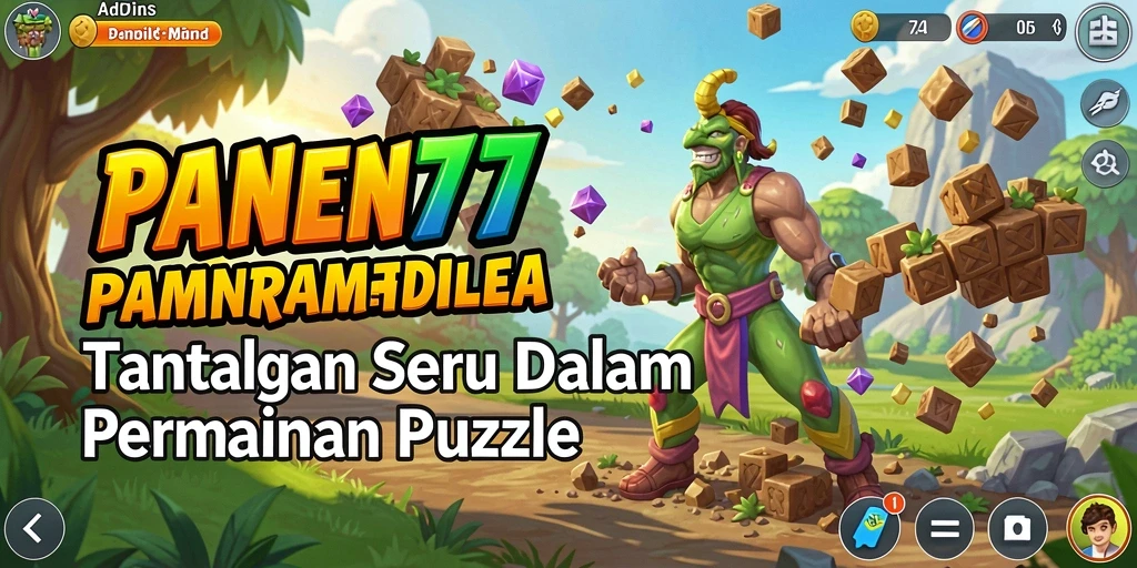 Tampilan gameplay seru di PANEN77 dengan teka-teki menarik.