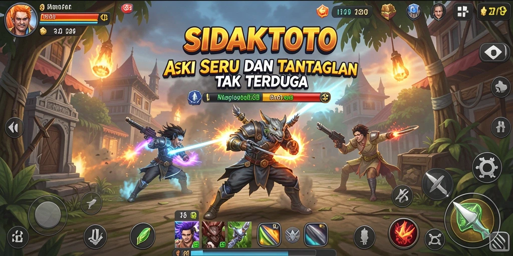 Tampilan gameplay SIDAKTOTO yang penuh aksi dan seru.