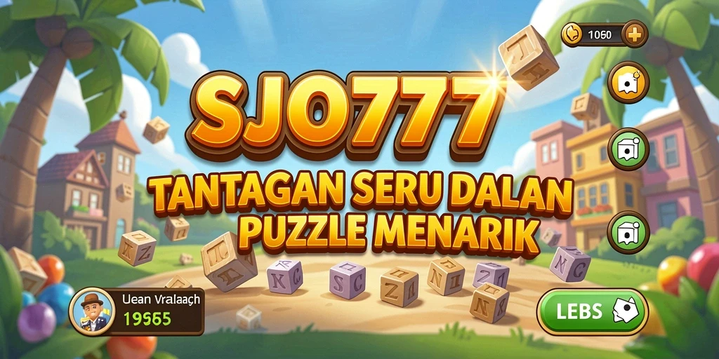 Tampilan antarmuka game SJO777 dengan teka-teki menarik.