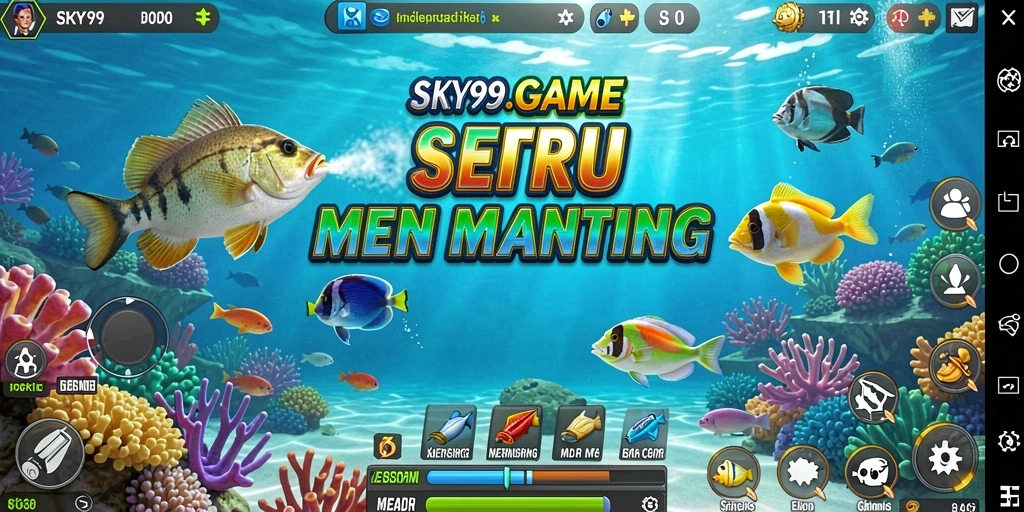 Gameplay memancing di SKY99 yang penuh warna dan menantang.