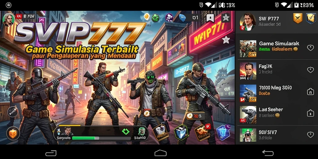 Gameplay menarik dalam SVIP777 yang menampilkan simulasi kehidupan.