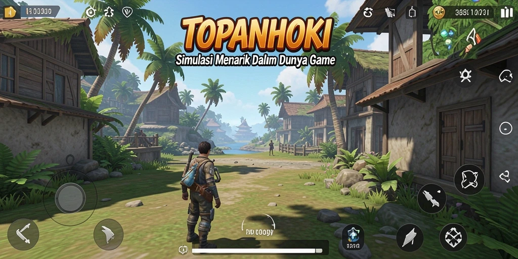 Tampilan gameplay menarik dari TOPANHOKI dengan simulasi interaktif.