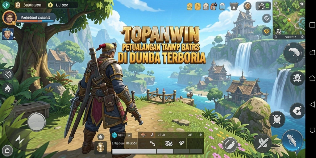 Tampilkan gameplay terbuka dan eksploratif dari TOPANWIN.