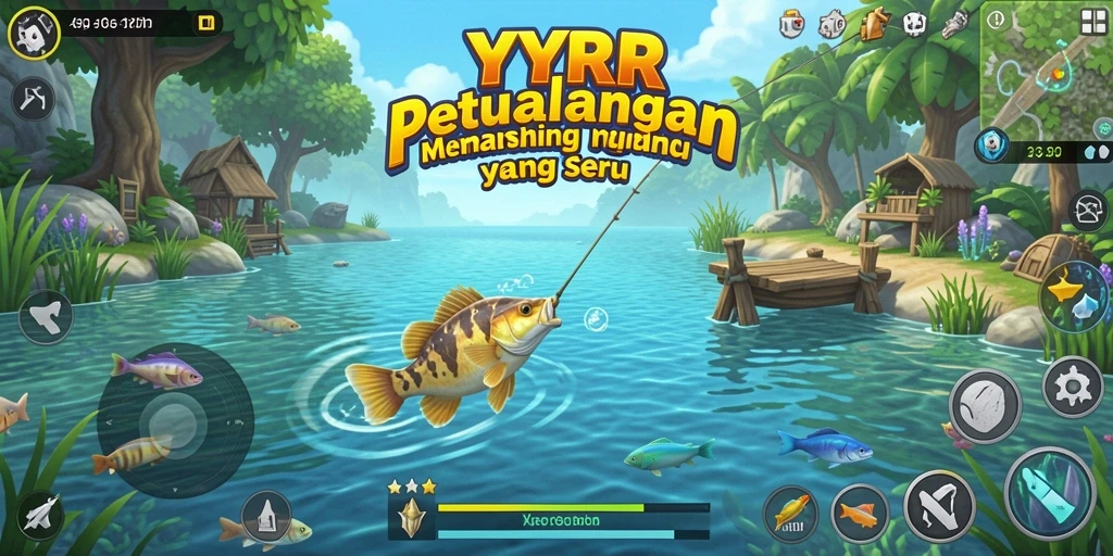 Tangkapan besar dan indah saat bermain YYRR di perairan yang menakjubkan.